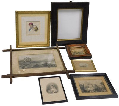 Lot 168 - A collection of 19thC prints, to include a...