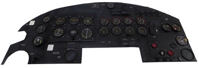 Lot 178 - A replica Lancaster bomber control panel, with...