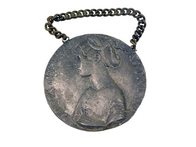 Lot 188 - A Renaissance style pewter medallion,...