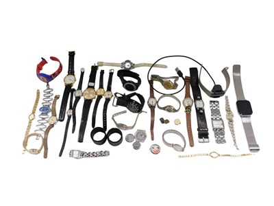 Lot 89 - A quantity of dress watches, gentlemen's and...