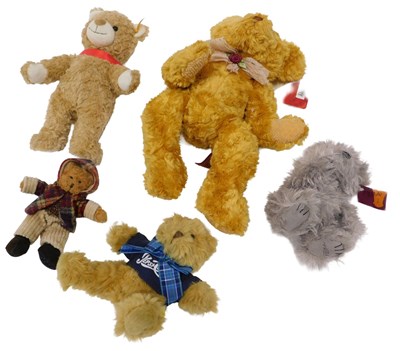 Lot 304 - Assorted teddy bears, including an Aurora...