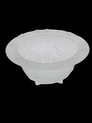 Lot 309 - An Art Deco Czech Art Glass Mermaid bowl, by...
