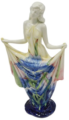 Lot 312 - An Old Tuptonware pottery figure of Adline,...