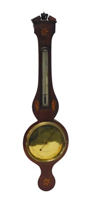 Lot 343 - A George III mahogany and inlaid wheel...