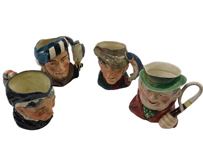 Lot 354 - Three Royal Doulton large character...