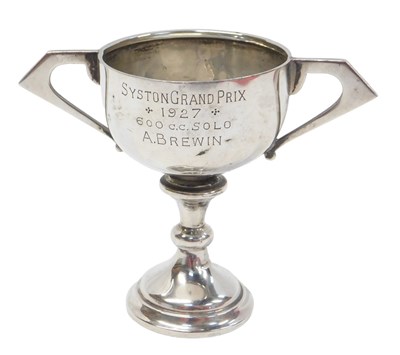 Lot 13 - A Birmingham Medal Company silver cup for the...