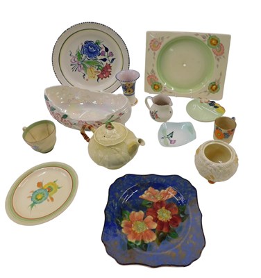 Lot 379 - A group of early 20thC pottery, including a...