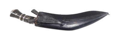 Lot 413 - A 20thC Indian Kukri, a principal knife, with...