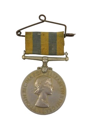 Lot 429 - A Queen Elizabeth II Korea medal, named to Lt....