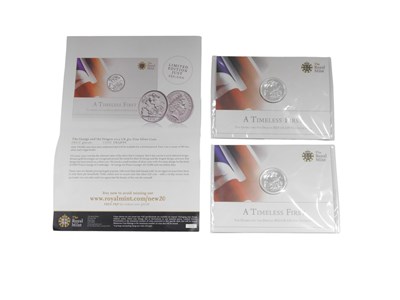 Lot 411 - Two Royal Mint George & The Dragon 2013 twenty...