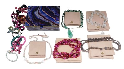 Lot 443 - Lola Rose costume jewellery necklaces, some...