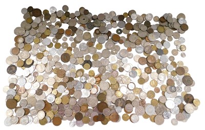 Lot 449 - A quantity of world coins, approximately 3kg.