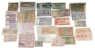 Lot 461 - A collection of foreign banknotes.