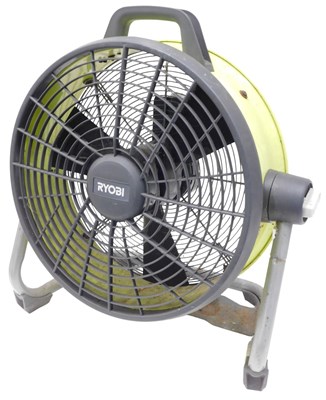 Lot 531 - A Ryobi freestanding workshop fan, with three...