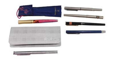 Lot 467 - A Waterman fountain pen, decorated in metallic...
