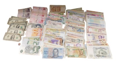 Lot 497 - A quantity of foreign banknotes, to include...