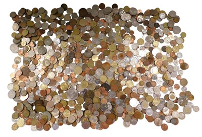 Lot 499 - A large quantity of mainly foreign coins.