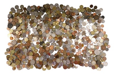 Lot 500 - A large quantity of mainly foreign coins.