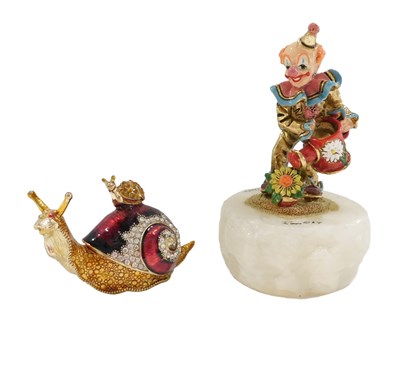 Lot 410A - An enamel decorated limited edition clown...
