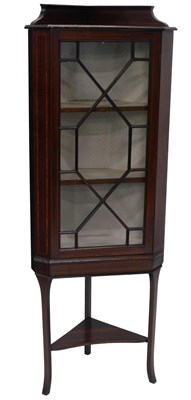 Lot 637 - A 1920s Sheraton Revival inlaid mahogany...