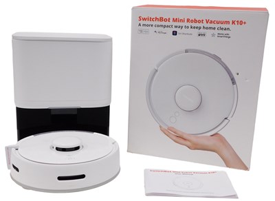 Lot 645 - A Switch Bot mini robot vacuum K10+, boxed.