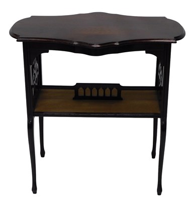 Lot 652 - A late Victorian mahogany book table, the...