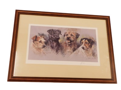 Lot 580 - Mick Cawston (1959-2006). Terriers, artist...