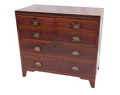 Lot 678 - An early 19thC mahogany and boxwood strung...
