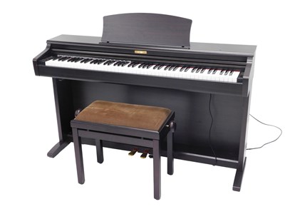 Lot 682 - A Kawai CN22 digital piano and stool, 139cm wide.
