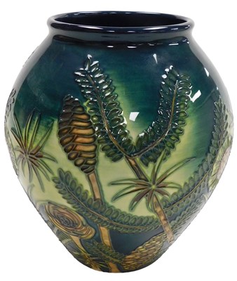 Lot 102 - A Moorcroft pottery Amazon Twilight pattern...
