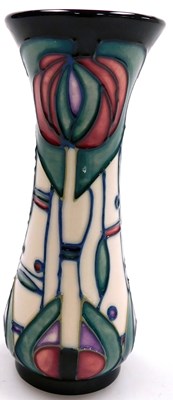 Lot 104 - A Moorcroft pottery Bella Houston pattern vase,...