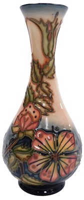 Lot 114 - A Moorcroft pottery Sweet Briar (Pink) pattern...