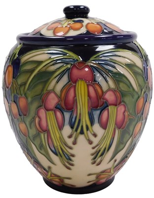 Lot 109 - A Moorcroft pottery Puriri Tree pattern jar...