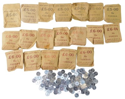 Lot 78 - National transport tokens, some in six pound...