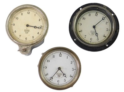 Lot 15 - Smiths mechanical dashboard clocks, comprising...