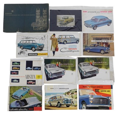 Lot 46 - Various motoring pamphlets and catalogues,...