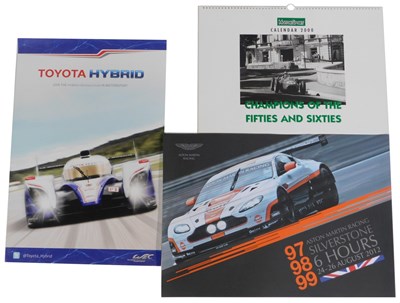 Lot 43 - Motor racing calendars, including Motor Sport...
