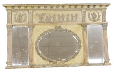 Lot 47 - A Regency over painted giltwood and gesso...
