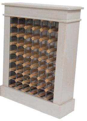 Lot 164 - A forty-eight bottle wine rack, contained in...