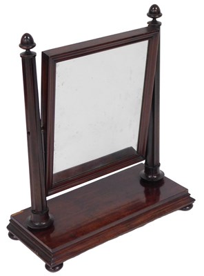 Lot 170 - A Victorian mahogany dressing table mirror,...