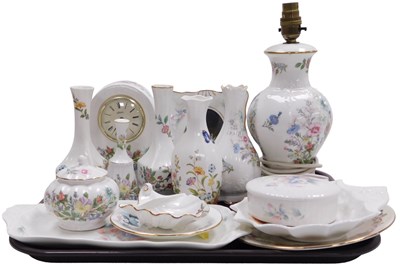 Lot 32 - A group of Aynsley porcelain, including the...