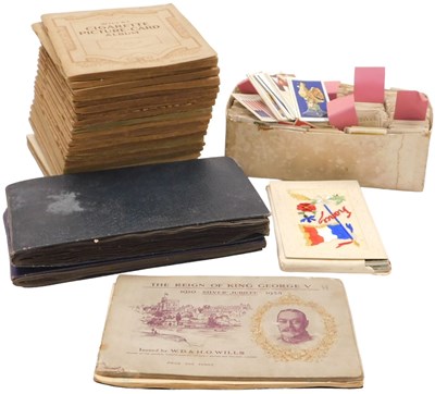 Lot 244 - Cigarette cards. Albums, books and loose,...