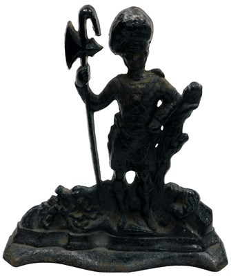 Lot 249 - A Victorian cast iron doorstop, modelled as a...