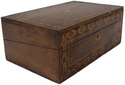 Lot 288 - A Victorian mahogany and marquetry inlaid...