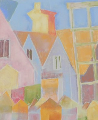 Lot 361 - Anne Goold (British late 10thC). Yellow Roof,...