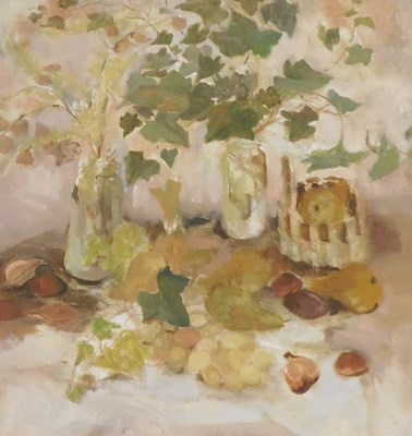 Lot 365 - British School (late 20thC). Still life of...