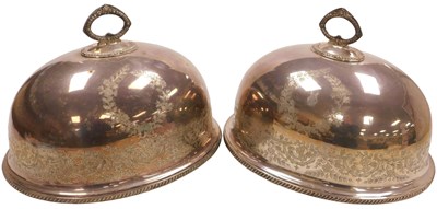 Lot 376 - A pair of 19thC Mappin & Webb silver plated...