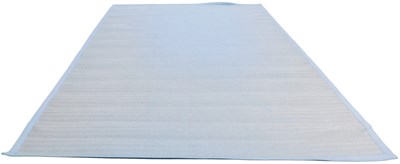 Lot 401 - A European grey ground rug, with a herringbone...