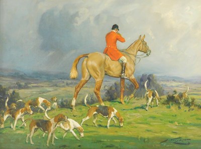 Lot 24 - George Wright (1860-1942). "The Lost Scent" -...