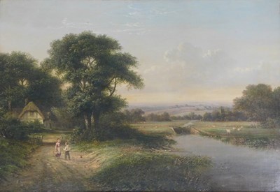 Lot 35 - Walter Williams (act. 1841-1881). River...